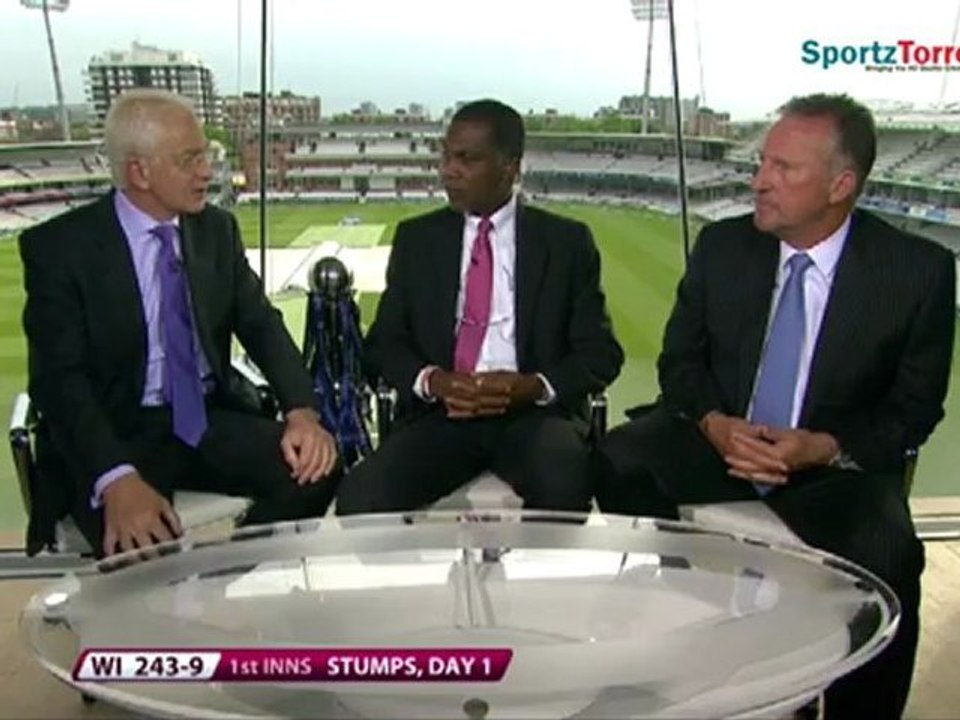 Bravo Funny Run Out against England 1st Test Day 1