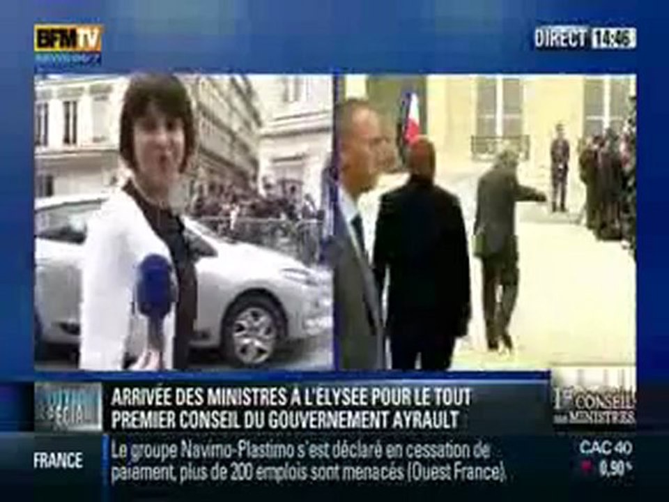 Sylvia Pinel répond aux questions de BFM-TV