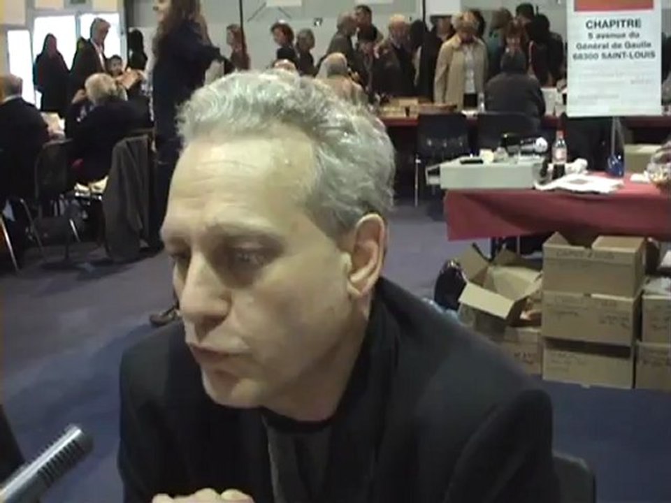 Yves Bigot à la Foire du livre de Saint-Louis Alsace 2012