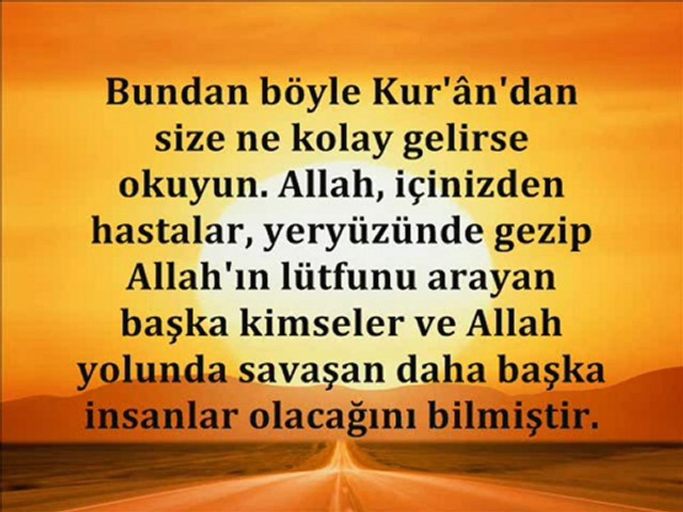Müzzemmil Suresi