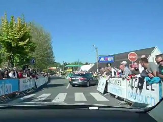 Tour de Picardie 2012 - A bord de la voiture officielle