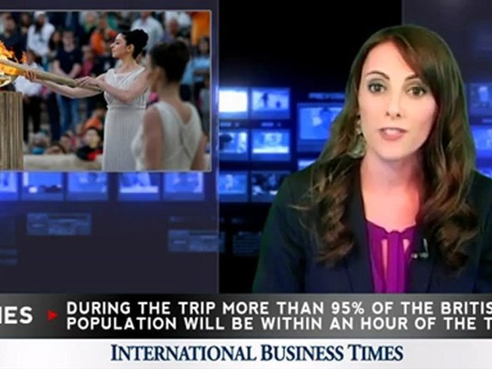 The Olympic Flame Begins Its Journey from Athens to London