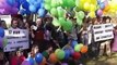 Russian Gay Activists Release Rainbow Balloons to Protest Against Anti-Gay Legislation