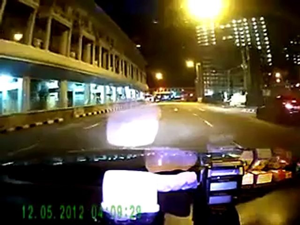 Singapore tragic accident video - warning, graphic (Ferrari