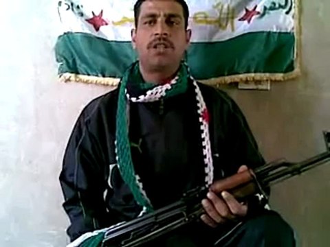 Syria فري برس انشقاق رقيب مطوع خالد موسى العقلة اللواء61 تاريخ17 5 2012 Syria
