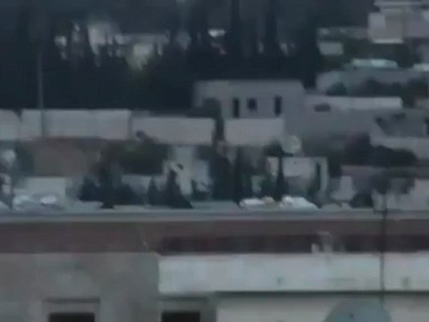 Syria فري برس ريف حلب الأتارب إطلاق نار عشوائي منذ الصباح الباكر لإرهاب السكان 17 5 2012 Aleppo