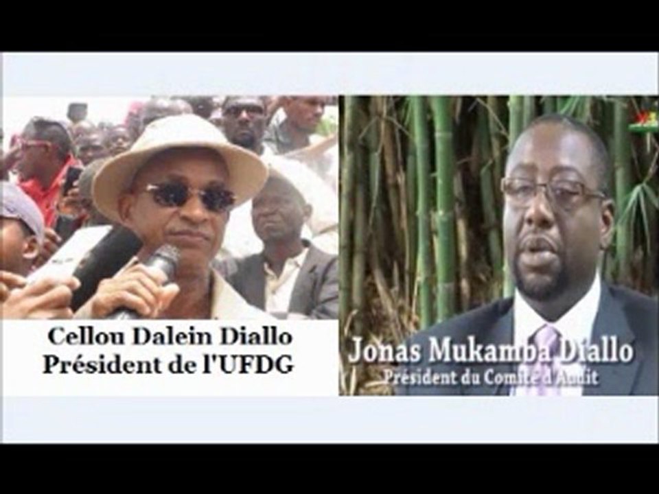 Les grandes gueules -CELLOU DALEIN DIALLO, président de l'UFDG et JONAS MUKAMBA DIALLO, président du comité d'audit, rattaché à la présidence du professeur Alpha Condé