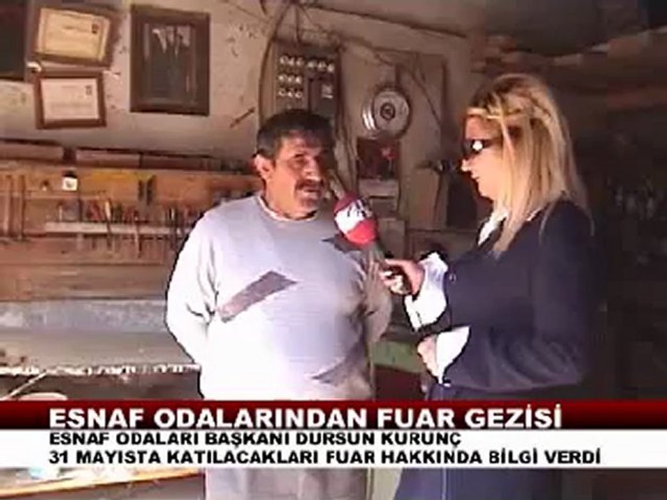 Zile Esnaf odalarından fuar gezisi zileweb.com