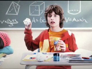 Alexandre Bacon dans une publicité pour Nestlé