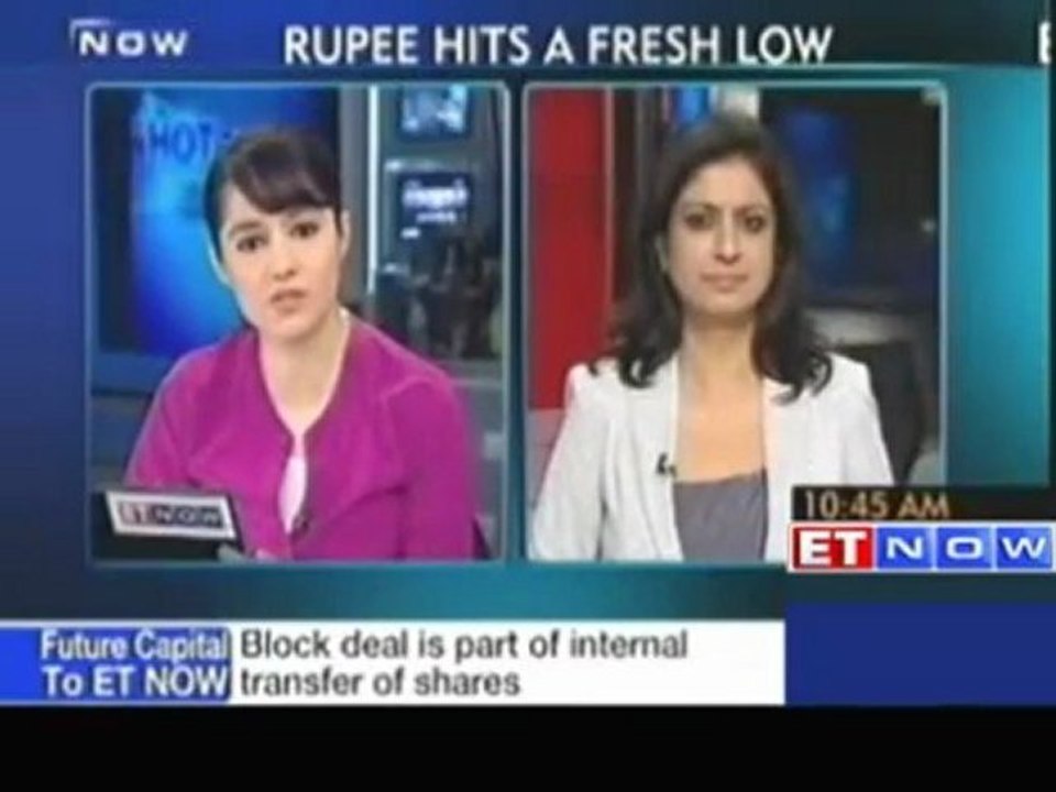 Rupee falls to record low against dollar