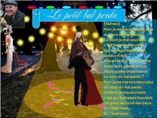 Le petit bal perdu...(A.Bourvil)
