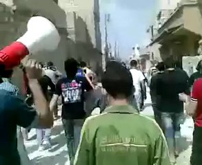 Syria فري برس حلب مساكن هنانو مظاهرةصباحيةوأروع هتافات قاشوشية 18 5 2012 Aleppo