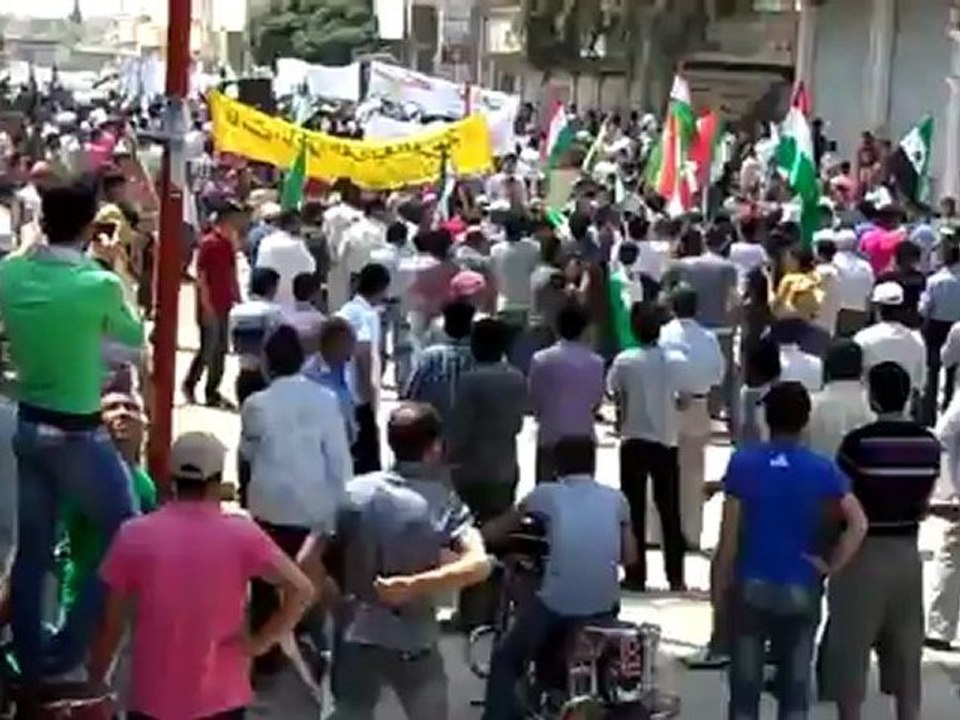 Syria فري برس حلب كوباني  مظاهرة جمعة ابطال جامعة حلب  18  5 2012 ج1 Aleppo