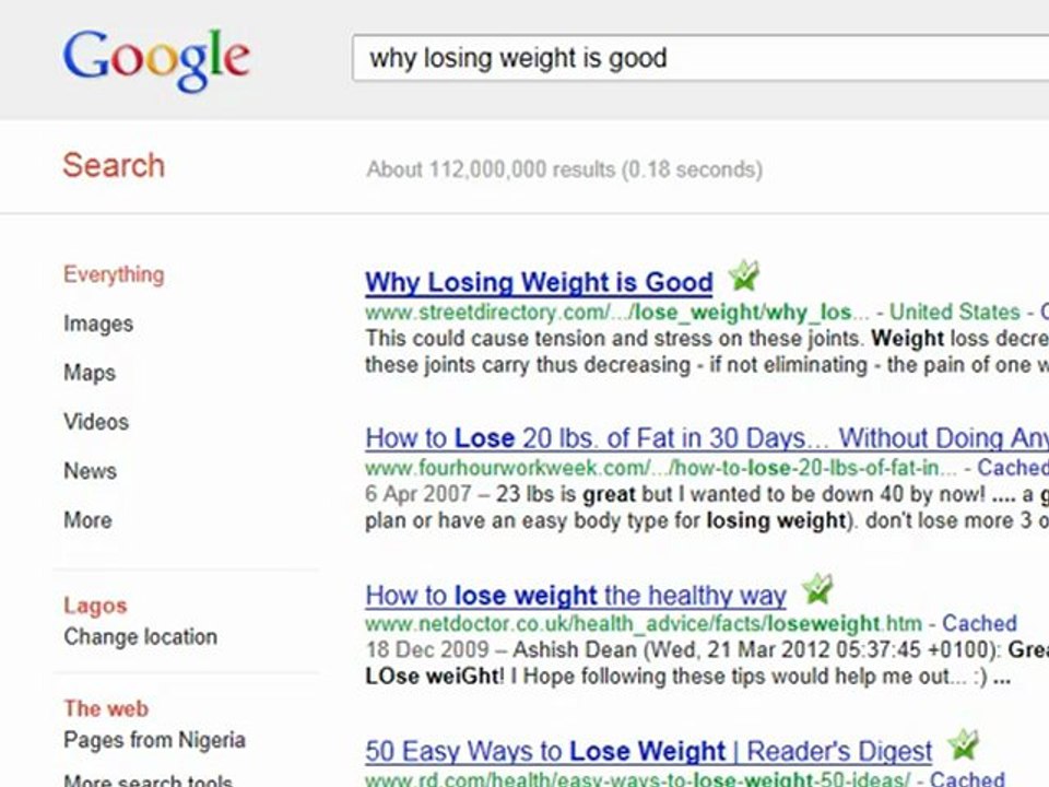 why weight loss is good