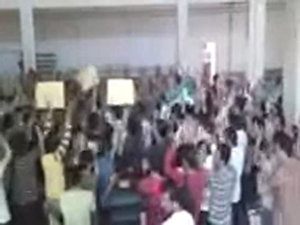 Syria فري برس حلب  الجامعة  كلية الهندسة المعلوماتية 17 5 2012 ج3 Aleppo