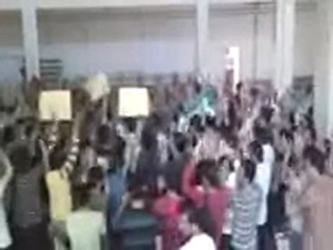 Syria فري برس حلب الجامعة كلية الهندسة المعلوماتية 17 5 2012 ج3 Aleppo