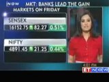 Markets close in green; Sensex gains 82 points