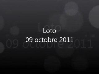 AEP Châteaurenaud Loto 09 octobre 2011
