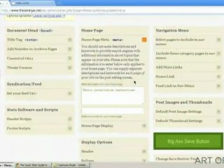Thesis Theme Installation and SEO Options