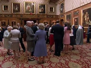 Déjeuner de têtes couronnées du jubilé d'Elizabeth