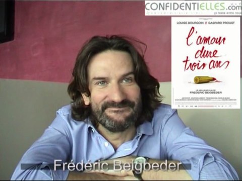 Interview de Frédéric beigbeder : L’amour dure 3 ans