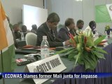 ECOWAS blames former Mali junta for impasse