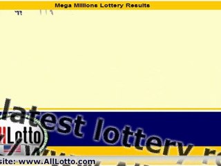 Mega Millions Lottery Drawing Results for May 18, 2012