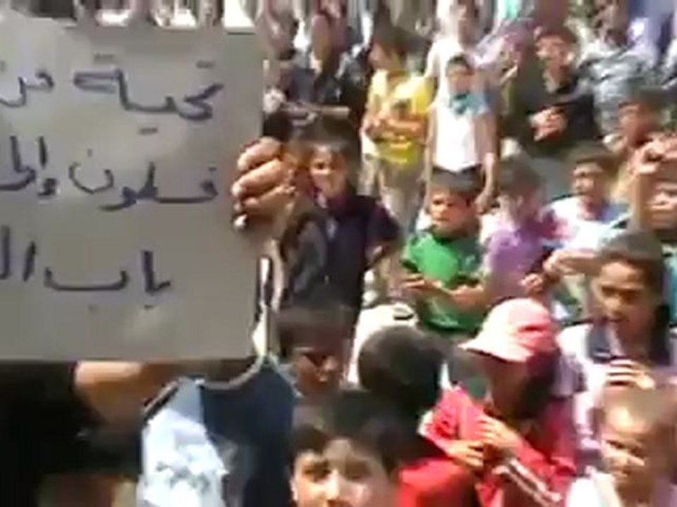 Syria فري برس   حماه المحتلة قسطون جمعة ابطال جامعة حلب 18 5 2012 Hama