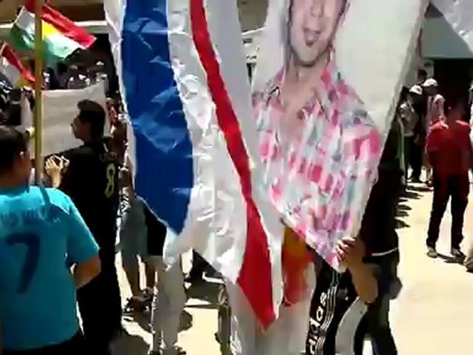 Syria فري برس  الحسكه قامشلو الحي الغربي حمعة أبطال جامعة حلب 18 05 2012 ج1 ALhasaka