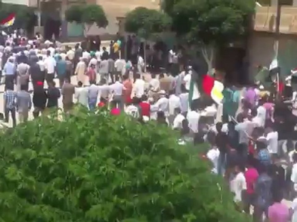 Syria فري برس  الحسكه رأس العين سريه كانيه جمعة أبطال جامعة حلب 5 18 2012 ج3 ALhasaka