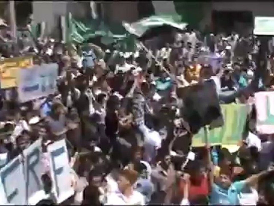 Syria فري برس حمص تلبيسة جمعة أبطال جامعة حلب يا حمص يا حمص  18 5 2012 Homs
