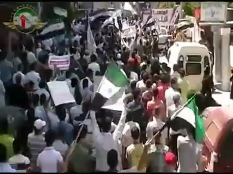 Syria فري برس حمص الملعب البلدي جمعة ابطال جامعة حلب حاااشدة 18 5 2012 Homs