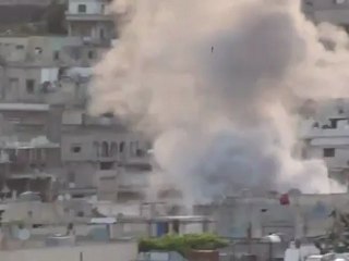 Syria فري برس  حمص الرستن قصف عنيف وعشوائي ابادة جماعية 18 5 2012 Homs