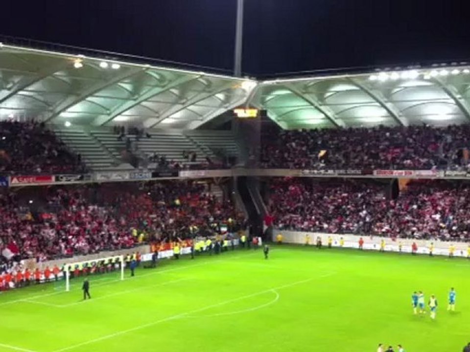 Dernier match en ligue 2 pour le stade de Reims - Fin du match