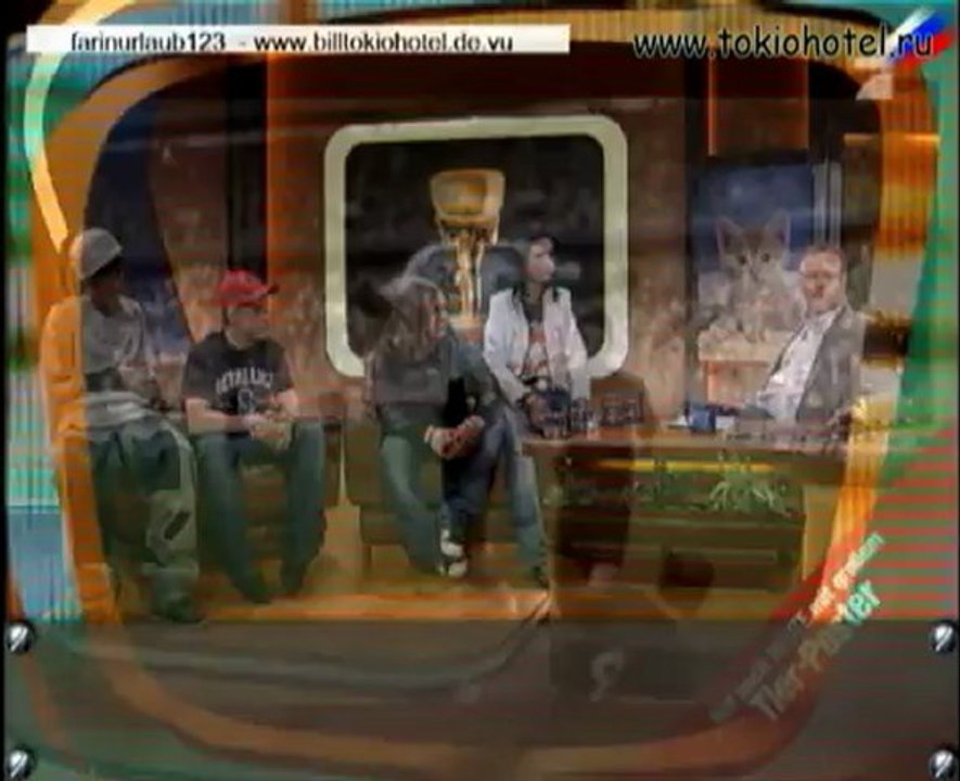 Tokio Hotel bei TV Total - Interview und Rette Mich Liveperformance (Pro7, 06.04.2006)