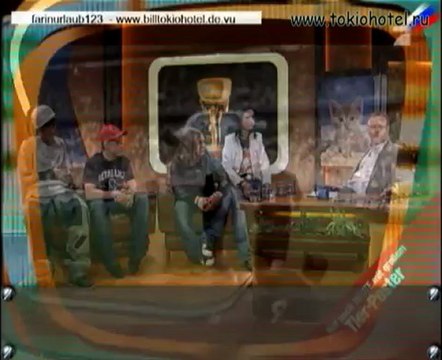 Tokio Hotel bei TV Total - Interview und Rette Mich Liveperformance (Pro7, 06.04.2006)
