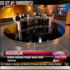Esra Elönü  Eşcinsel evlilik bana göre sapıklık