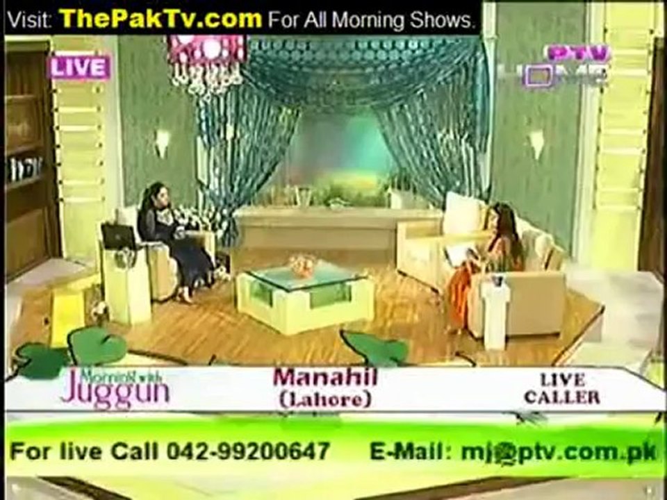 Morning With Juggun By PTV Home - 18th May 2012 - Part 2