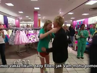 Ellen Returns to Her First Job czech
