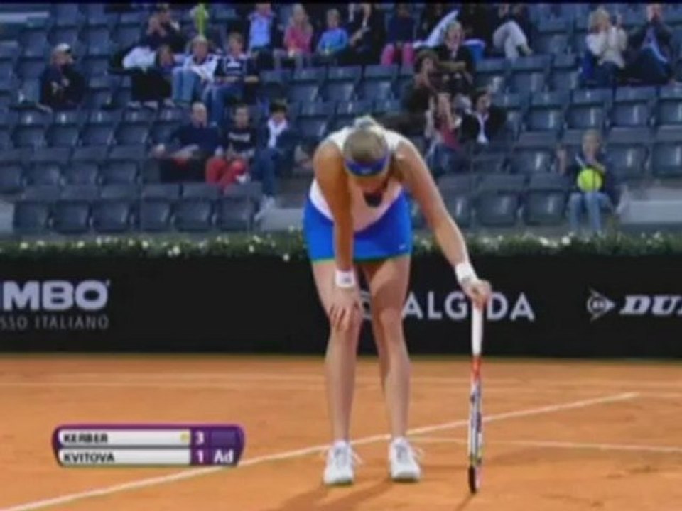 Kerber batte Kvitova - Roma, quarti
