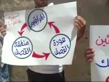 Syria فري برس ريف حلب لافتات عامودا   جمعة ابطال جامعة حلب  18 5 2012 Aleppo