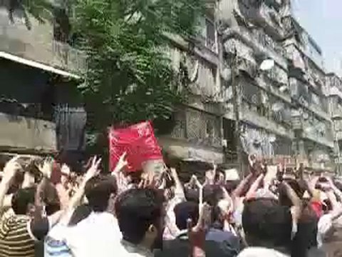 Syria فري برس حلب حي الشعار مظاهرة حااشدة جداً و رائـعة 18 5 2012 جـ2 Aleppo