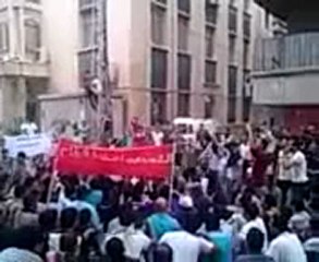 Syria فري برس حلب  صلاح الدين مقطع طويل فيه أروع هتافات للأحرار 18 5 2012 Aleppo