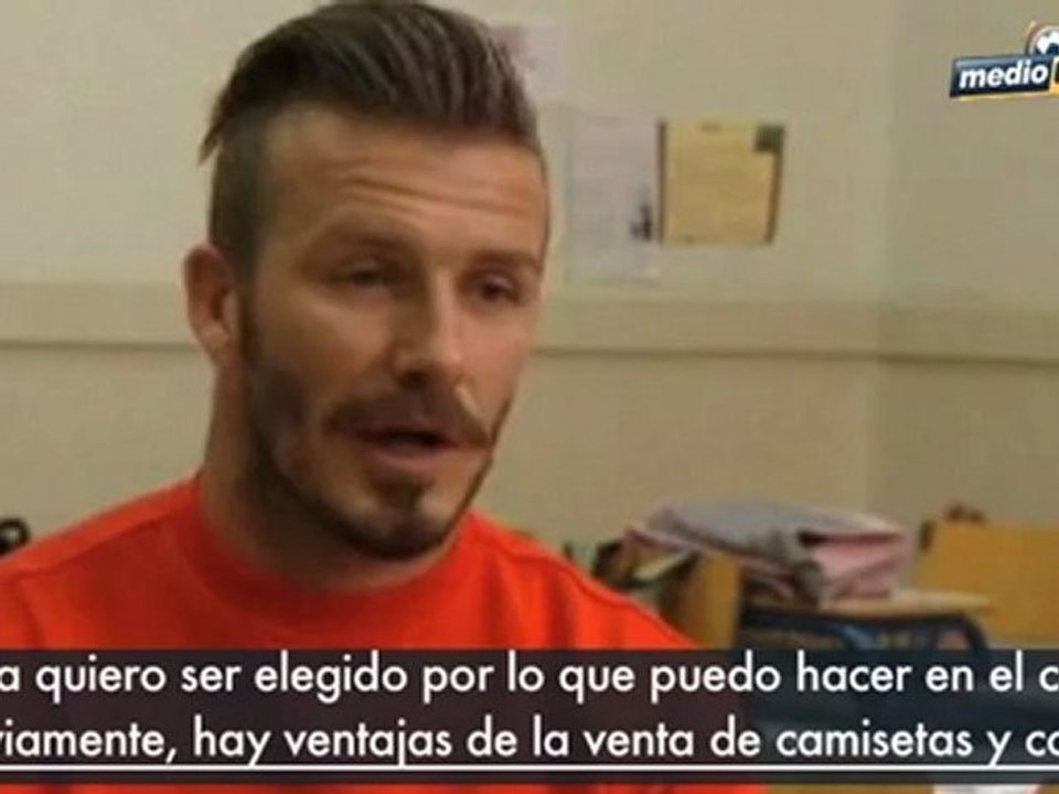 Medio Tiempo: Beckam habla de su carrera.mov
