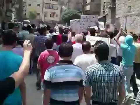 Syria فري برس حلب حي السكري جمعة أبطال جامعة حلب 18 5 2012 ج3 Aleppo