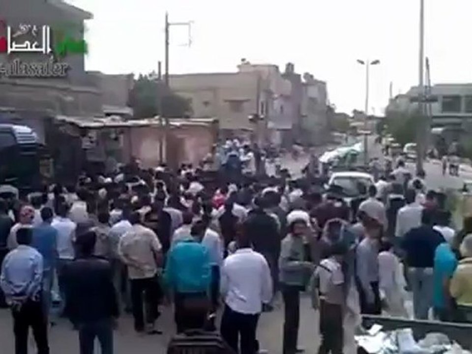 Syria فري برس ريف دمشق دير العصافير جمعة ابطال جامعة حلب 18 5 2012 Damascus