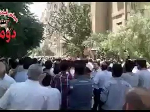 Syria فري برس ريف دمشق دوما إحدى إصابات جامع الهدى جمعة أبطال حلب 18 05 2012 Damascus
