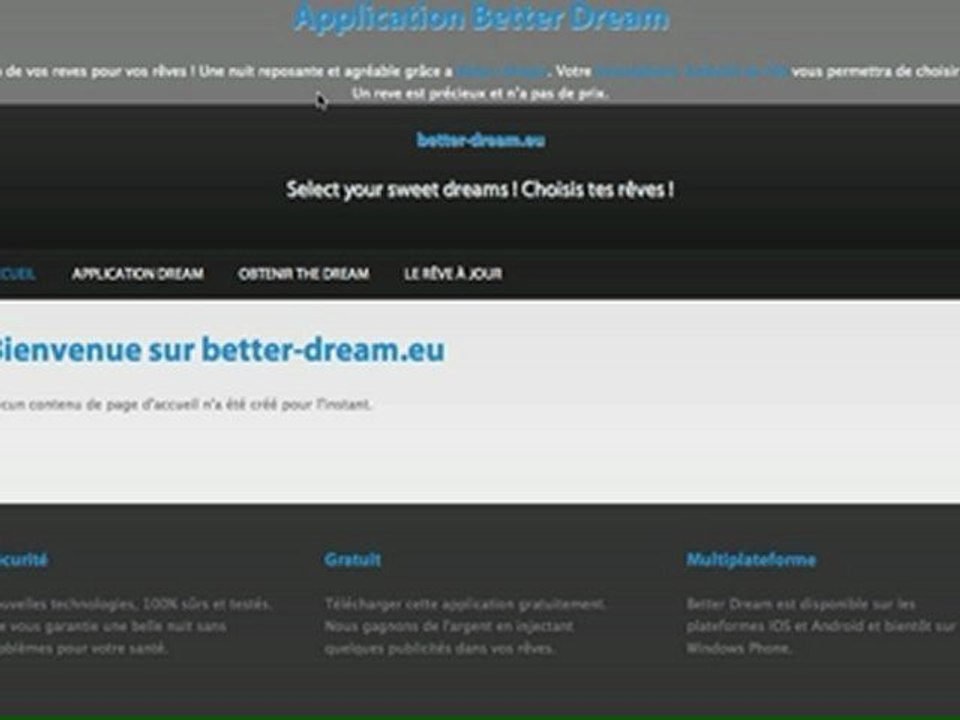 Better Dream : Select your sweet dreams ! Choisis tes rêves !