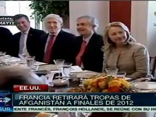 Hollande plantea retiro de tropas francesas de Afganistán