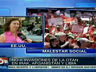 EE.UU.: continúan movilizaciones contra cumbre de la OTAN